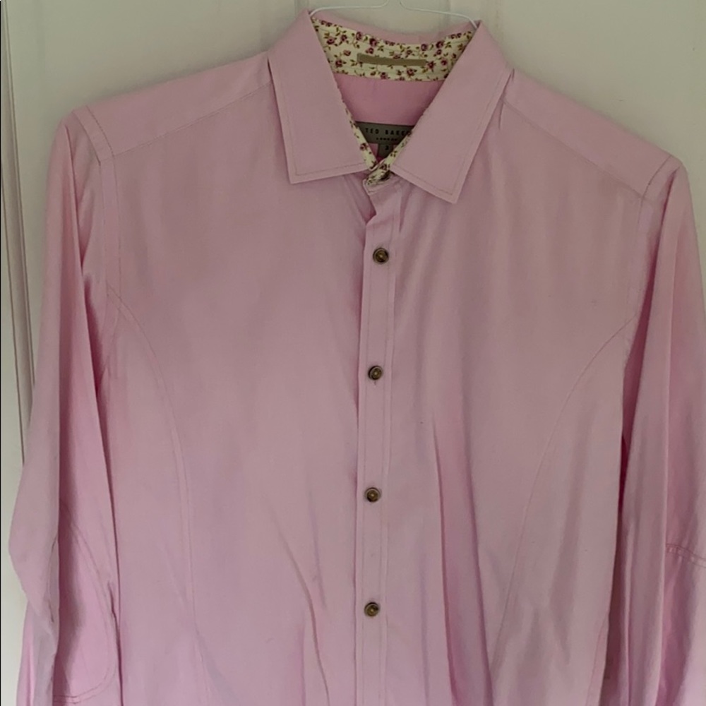 Ted Baker pink button down